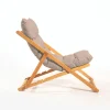 Chilienne taupe confort - pliante, inclinable SORA