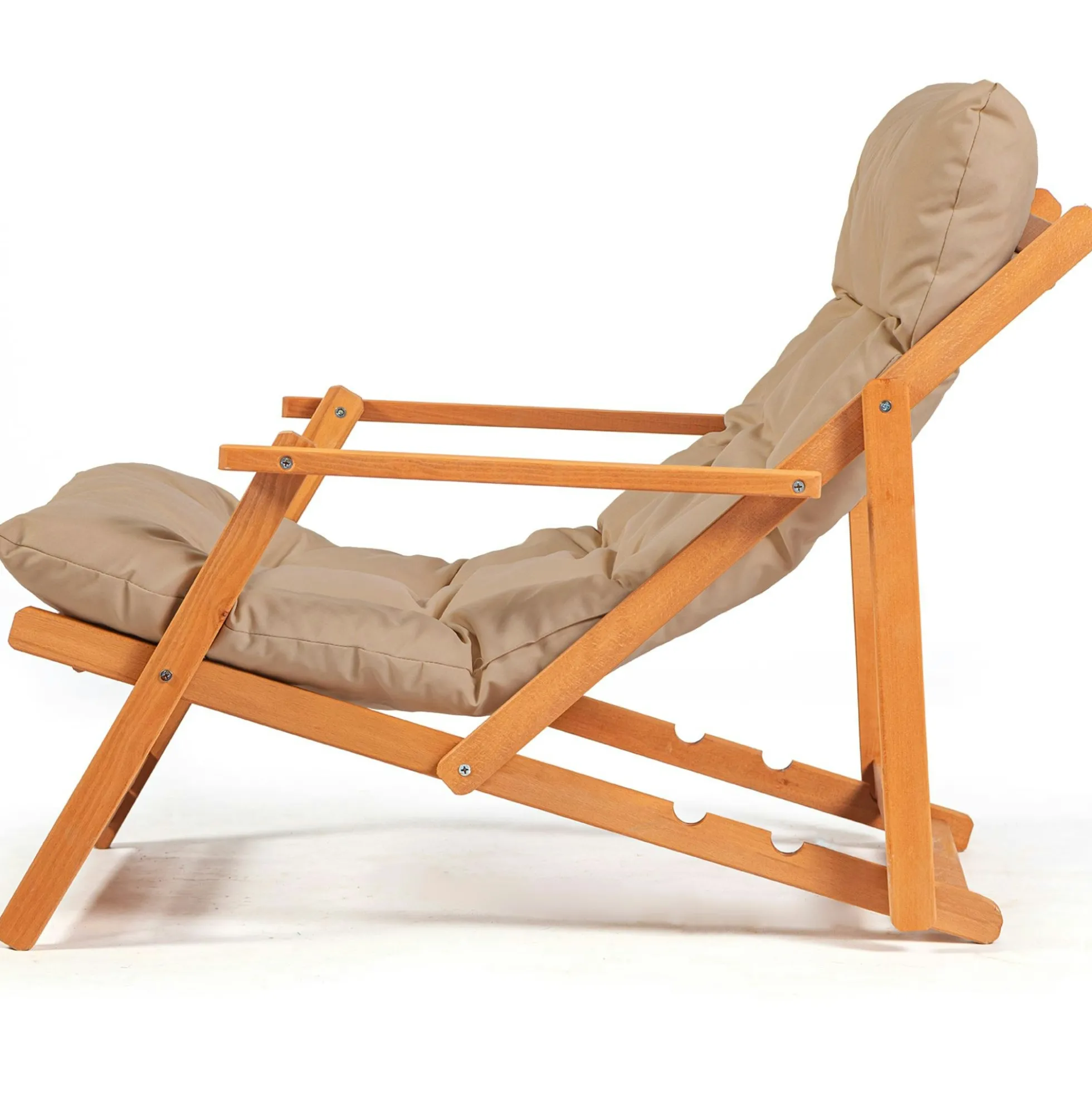 Chilienne taupe pliante - grand confort SORA
