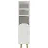 Colonne de rangement blanche, 1 porte courbe VAREN