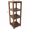 Colonne Hévéa 3 étages 45x45x130cm GALA