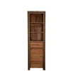 Colonne rangement en bois recyclé de teck 1 porte VADOD