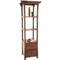 Colonne étagère Hévéa 3 étages 67x50x193cmMAORI