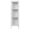 Colonne vitrée en métal blanc 140 cm ODENSE