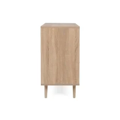 Commode bohème 3 tiroirs effet rotin SONA