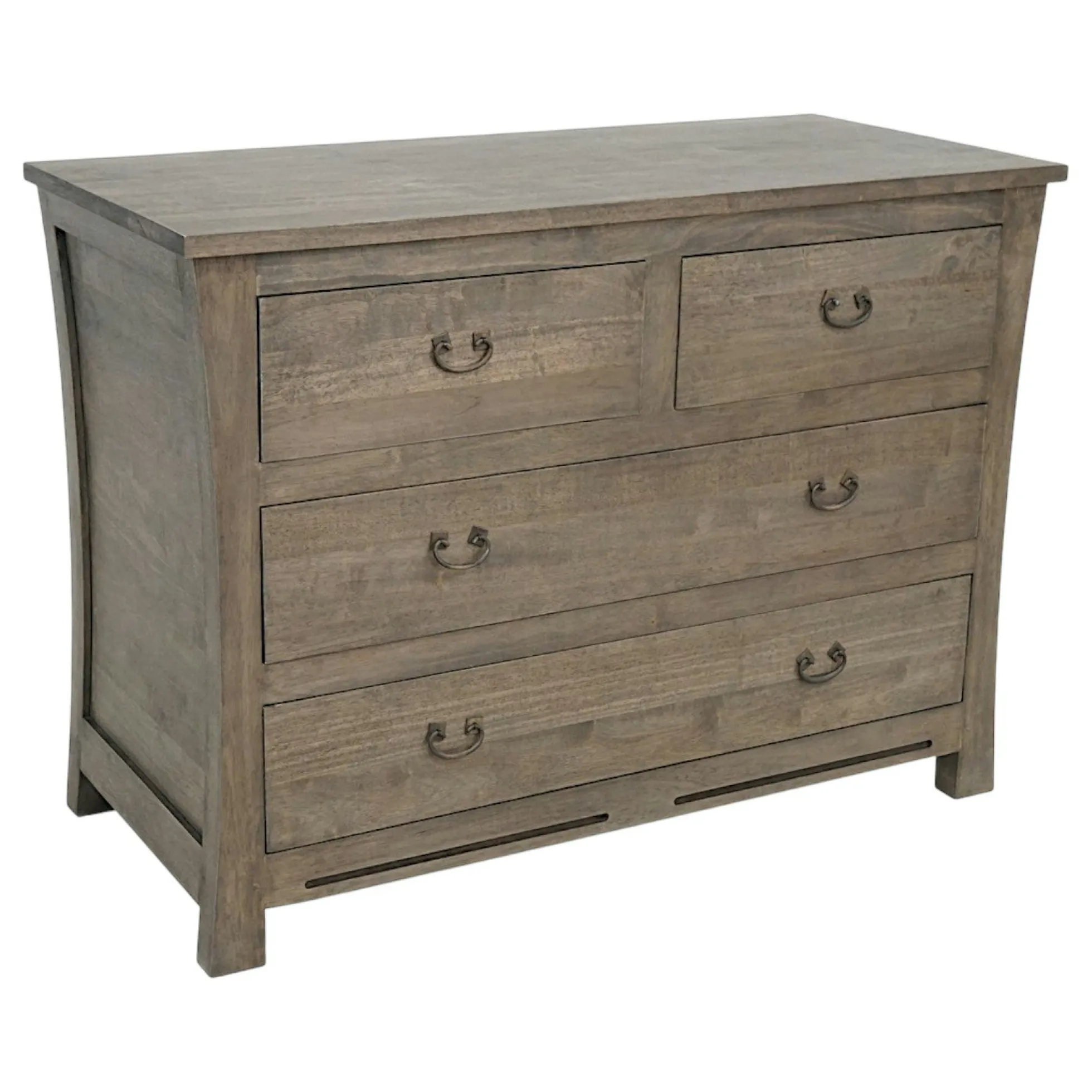 Commode chambre bois massif style exotique MAORI
