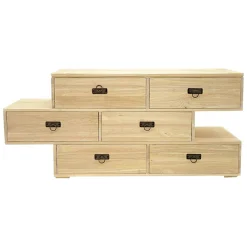 Commode destructurée hévéa 150CM HELENA