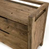 Commode en bois de pin recyclé 2 tiroirs DENVER