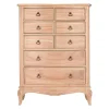 Commode en bois 8 tiroirs BLOIS