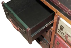 Commode façon valises colorées PUNO