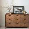 Commode 9 tiroirs en bois recyclé KEARNEY