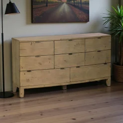 Commode 8 tiroirs en bois recyclé BELFAST