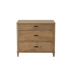 Commode 3 tiroirs en bois recyclé FSC HANOI