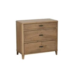 Commode 3 tiroirs en bois recyclé FSC HANOI