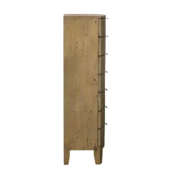 Commode étroite 7 tiroirs bois recyclé BELFAST