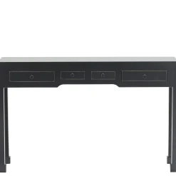 Console asiatique 4 tiroirs hévéa 120cm MAORI