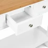 Console blanche style bord de mer 3 tiroirs VELIA