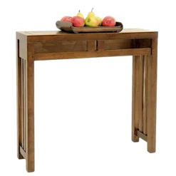 Console bois massif style colonial MAORI