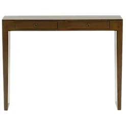 Console bois massif 2 tiroirs MAORI