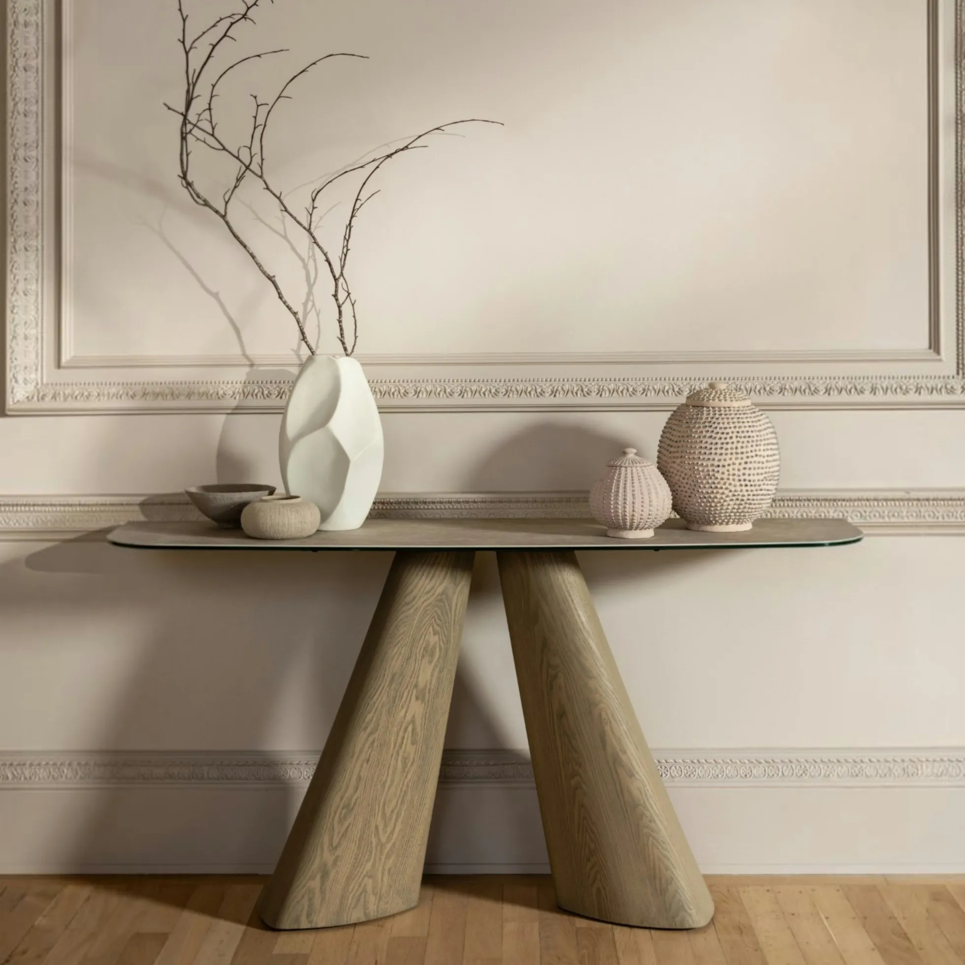Console d'entrée design en céramique CALA