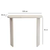 Console d'entrée moderne en bois blanc SITIA