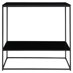 Console d'entrée noire double plateau VARDE