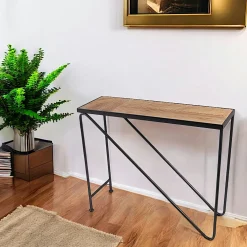 Console design bois et métal ATELIER