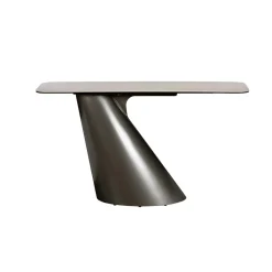 Console design en céramique blanche GIULIA
