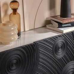 Console design en céramique blanche GIULIA
