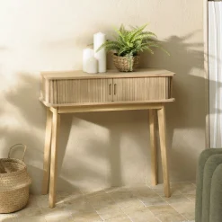 Consoleen bois couleur naturelle CASTILLE
