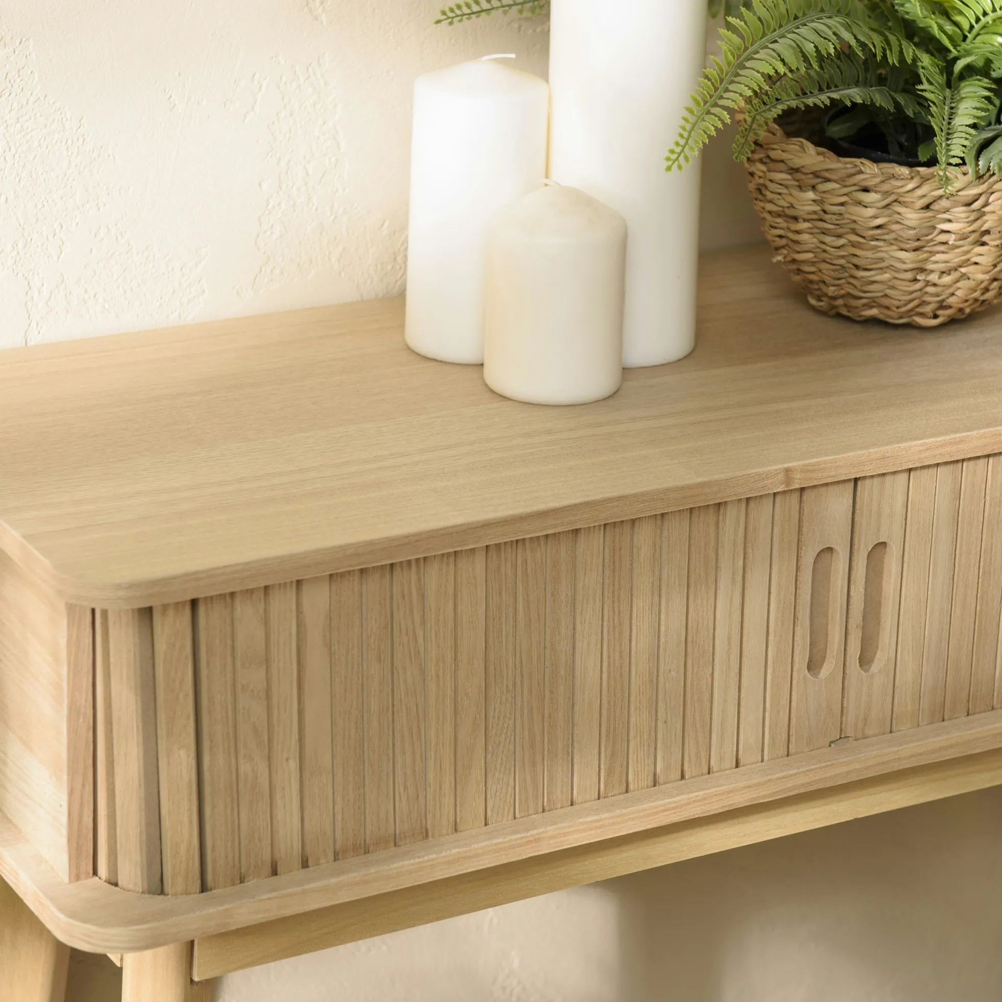 Consoleen bois couleur naturelle CASTILLE