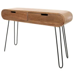 Console en bois forme oblongue NIAGARA