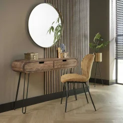 Console en bois forme oblongue NIAGARA