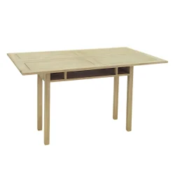Console extensible en table repas hévéa 140cm HELENA