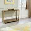 Console hévéa double plateau 110cm GALA