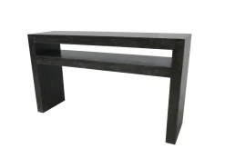 Console Hévéa double plateaux 150x40x86cm OLGA