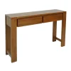 Console Hévéa 2 tiroirs 115x30x75cm OLGA