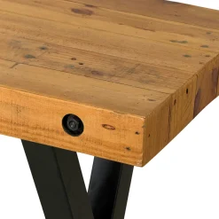 Console industrielle en bois recyclé CALGARY