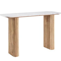 Console marbre et bois MASSA