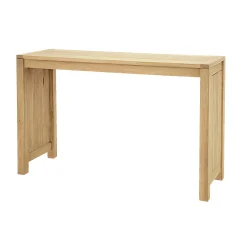Console moderne bois hévéa 120cm ATTAN