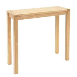 Console moderne bois hévéa 80cm ATTAN