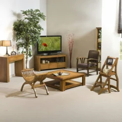Console moderne teck BISHO