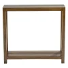 Console 2 plateaux hévéa massif 80cm GALA