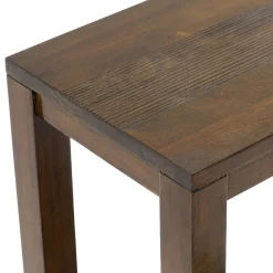 Console 2 plateaux hévéa massif 80cm GALA