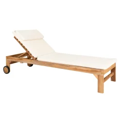 Coussin blanc pour bain de soleil MENDOZA