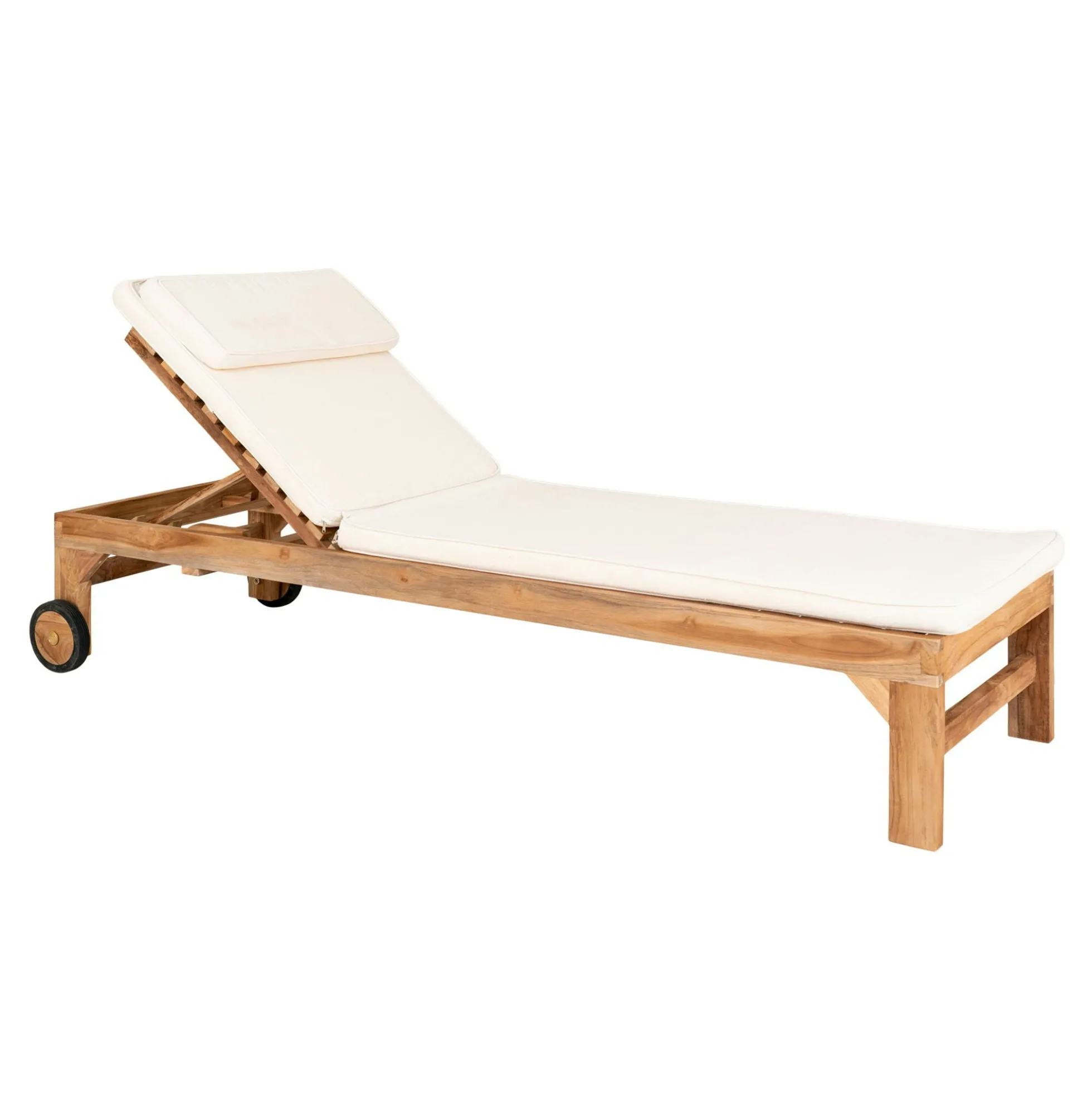 Coussin blanc pour bain de soleil MENDOZA