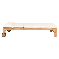 Coussin blanc pour bain de soleil MENDOZA