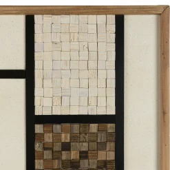 Décoration murale carrée décor mosaïques DENVER
