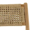 Ensemble de jardin Table carrée 110 cm 4 chaisesrotin synthétique LUMIO