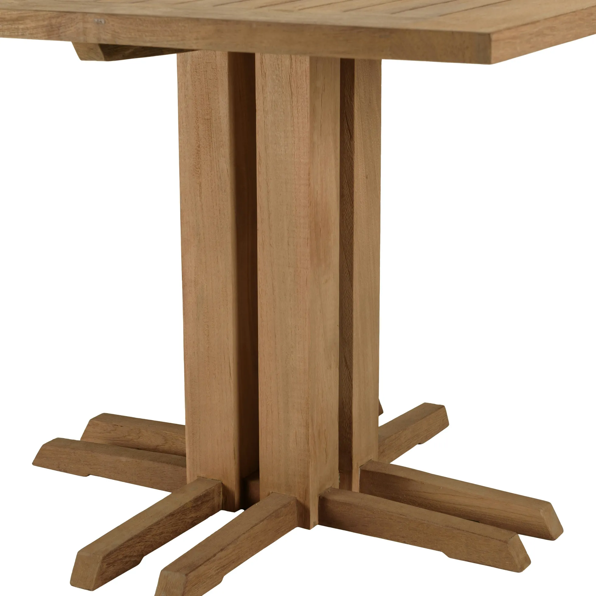 Ensemble de jardin Table carrée 110 cm 4 chaisesrotin synthétique LUMIO