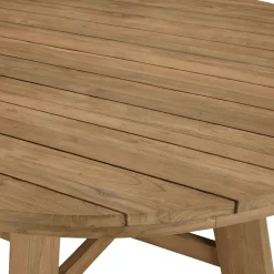 Ensemble de jardin Table ronde 4 fauteuils ecrus et noirsLUMIO